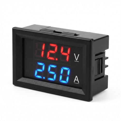 Led digital voltmeter - led,