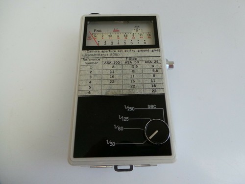 Vintage minolta flash meter - flash,